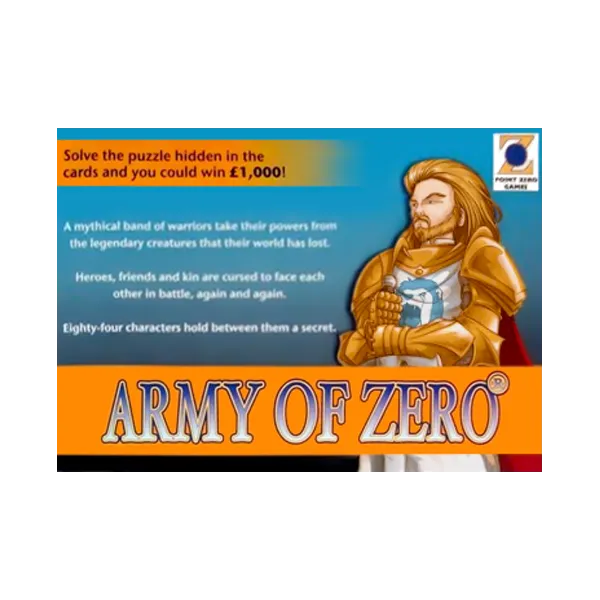 Cover art for Army of Zero