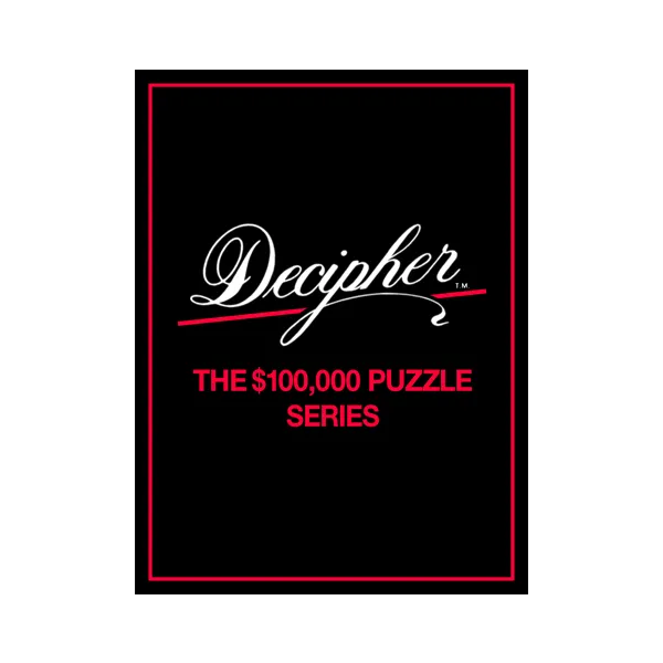 Cover art for Decipher: The $100,000 Puzzle Series
