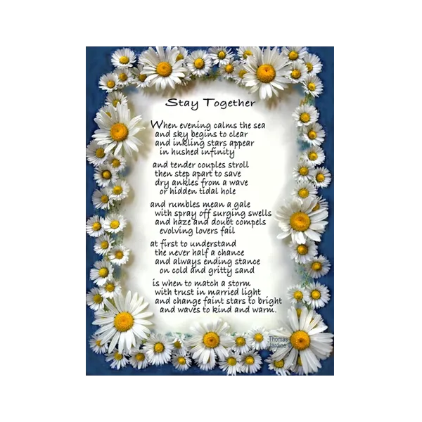 Cover art for Stay Together Poem